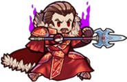 Hardin's sprite as the Dark Emperor in Heroes.