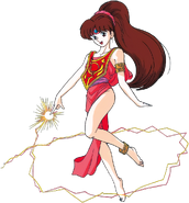 Linde as she appeared in Monshō no Nazo