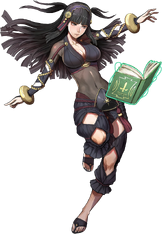 Artwork of Rhajat from Fire Emblem Heroes.