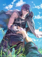 Artwork of Chrom in Fire Emblem 0 (Cipher) by BISAI.
