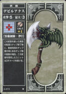 The Devil Axe, as it appears in the fourth series of the TCG.