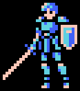 Alm's battle model as a Hero in Gaiden.