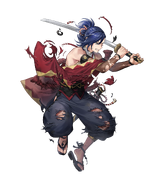 Ilustración de Kagetsu en Fire Emblem Heroes por PenekoR.