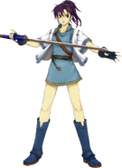 Artwork of Fir from Fire Emblem: The Binding Blade.