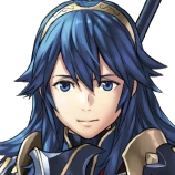 Brave Lucina's portrait in Heroes.