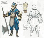 Concept artwork of the War Monk class from Awakening.