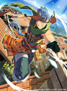 Artwork of Ranulf in Fire Emblem 0 (Cipher) by Tatsuki Nekoma.