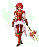 Artwork of Minerva as the Princess-Knight from Fire Emblem Heroes by Meka.