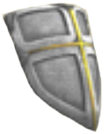 Artwork of the Steel Shield from TearRing Saga: Utna Heroes Saga.