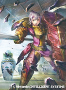 Artwork of Effie in Fire Emblem 0 (Cipher) by Hisashi Momose.