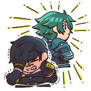 Berkut and Alm from the Fire Emblem Heroes guide.