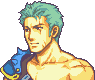 Dieck's portrait in The Binding Blade.