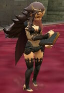 Battle model of Nyx, a female Dark Mage from Fates.