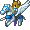 FE14 Nishiki Pegasus Warrior Map Sprite