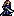 Map sprite of the female Swordmaster class from Thracia 776.