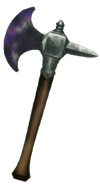 Official artwork of the Poison Axe from the TCG.