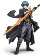 Official render of Male Byleth in Super Smash Bros. Ultimate.