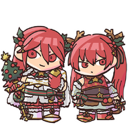 Cordelia and Selena from the Fire Emblem Heroes guide.