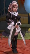 Felicia's battle model as a Maid.