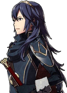 Portrait of Lucina as an amiibo in Fire Emblem Fates