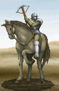 Battle model of a Bow Rider from TearRing Saga.