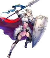 Artwork of Resplendent Effie from Fire Emblem Heroes by Tomoyo Asaya.