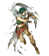 Artwork of Sothe from Fire Emblem Heroes by Kusugi Toku.
