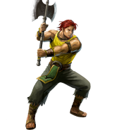 Artwork of Dorcas from Fire Emblem Heroes.