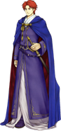 Artwork de Eliwood en Fire Emblem: The Binding Blade.