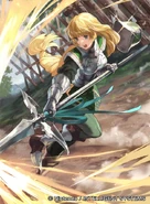 Artwork of Ingrid in Fire Emblem 0 (Cipher) by Mayo.