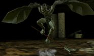 Battle model of the Gargoyle class from Echoes: Shadows of Valentia.