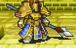 Bors' static battle sprite as a General with a lance in Binding Blade.