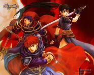 Les trois Lords : Lyn, Eliwood et Hector