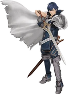 3D render of Chrom from Fire Emblem Warriors.