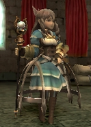 Sumia's battle model as a War Cleric in Awakening.