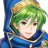 Resplendent Merric's portrait from Heroes.