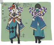 Concept art of a female Basara from Fates