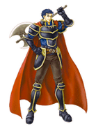 Hector's sticker from Super Smash Bros. Brawl.