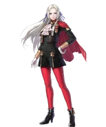Artwork of Edelgard from Fire Emblem Heroes by Ayaka Suda.
