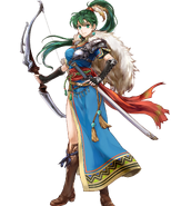 Artwork de Lyn (Légendaire) par Wada Sachiko (ワダサチコ) dans Fire Emblem Heroes