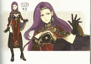 Concept artwork of Sonya from Echoes: Shadows of Valentia.