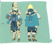 Concept art of a female Strategist class from Fates.