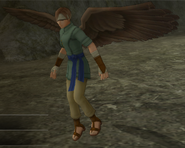 Battle model of an untransformed generic Hawk in Radiant Dawn.