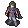 Map sprite of the male Mage class from TearRing Saga.