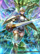 Artwork of Mirage Caeda in Fire Emblem 0 (Cipher) by Kazuhiro Taneda.