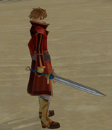 Edward wielding the Steel Sword in Radiant Dawn.