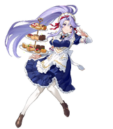 Artwork of Tea Party Tailtiu from Fire Emblem Heroes by Asao Urata.