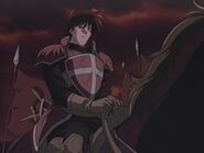 Animation still of Cain from Fire Emblem anime.