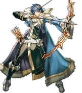 Artwork of Legendary Chrom from Fire Emblem Heroes by Shinonosuke Hino.