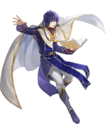 Artwork de Pelleas en Fire Emblem Heroes por HAKO.